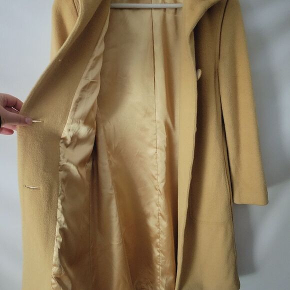 DKNY Camel Wool Coat (XS?) - Picture 6 of 15